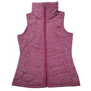The North Face Pseudio Puffer Vest Women's Plum Purple Quilted Outdoor